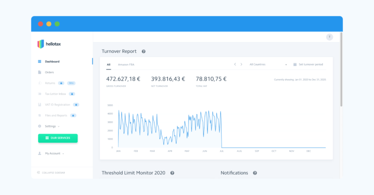 The first free VAT management & compliance tool for online sellers