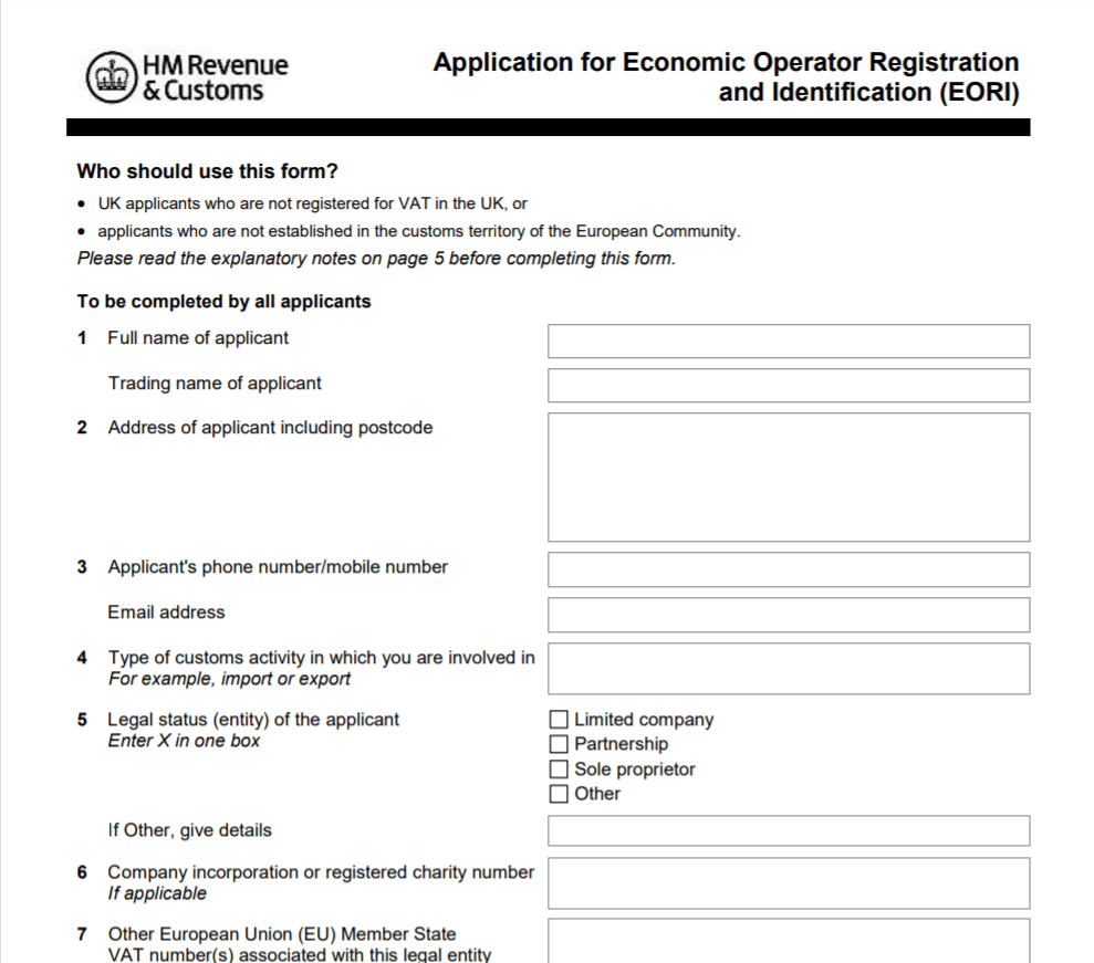 EORI-Nummer: Bedeutung, Format, Antrag, Registrierungsprozess & Überprüfung
